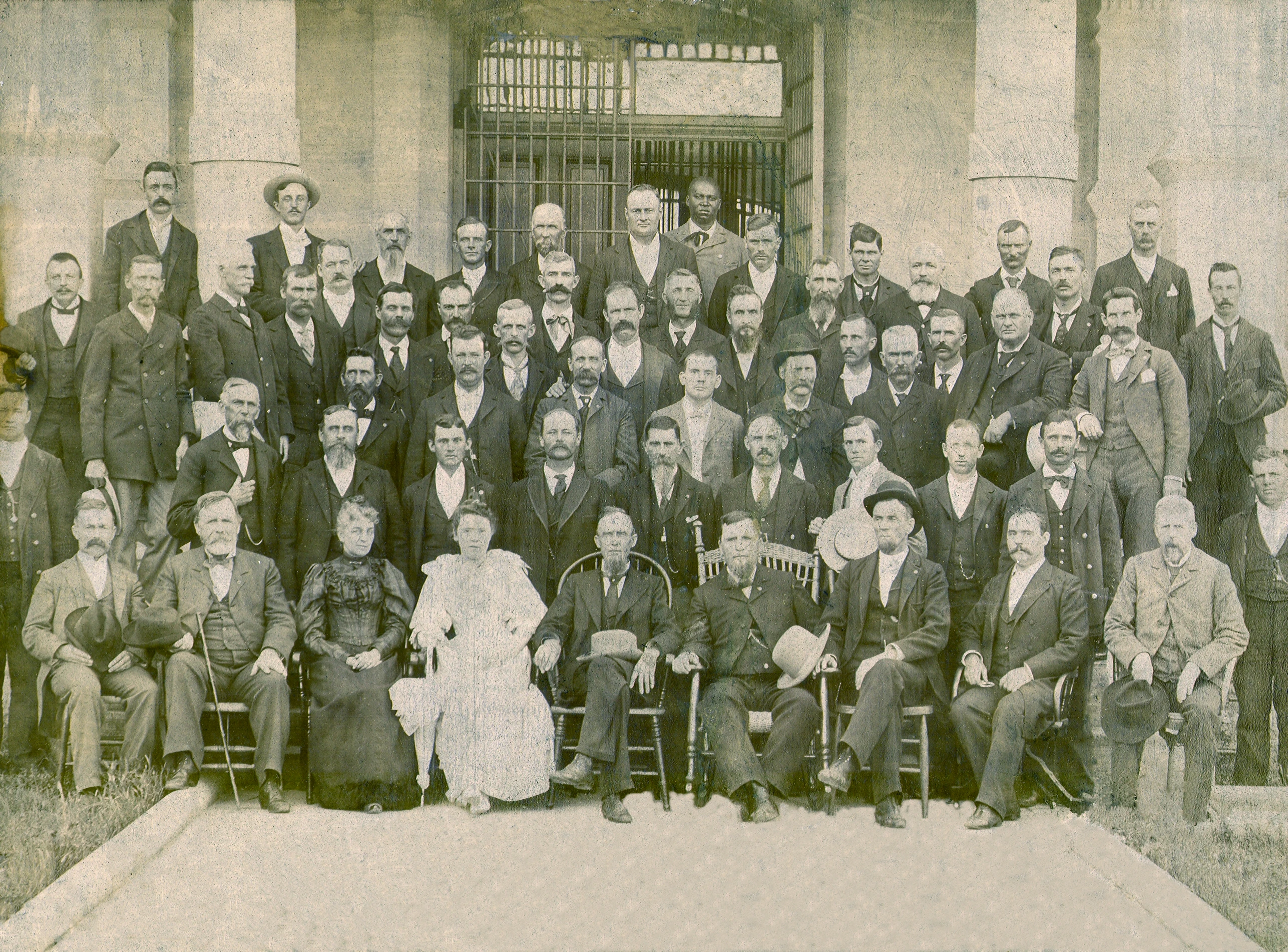 Warden Madden and Staff 1898