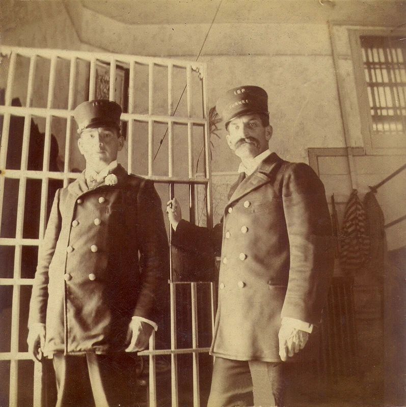 Officers, bars, and keys