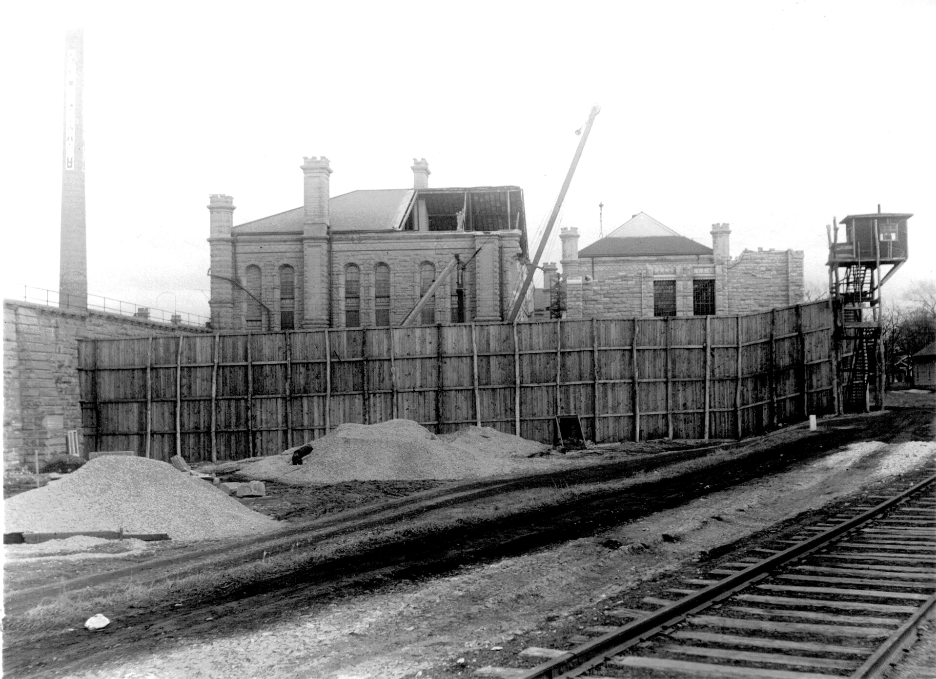 Demolition of Insane Ward