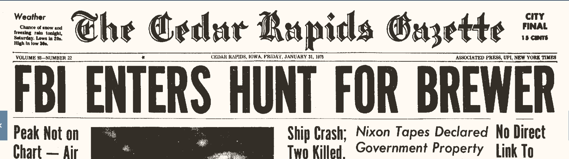 Archival Newspaper Record Page Segment 1