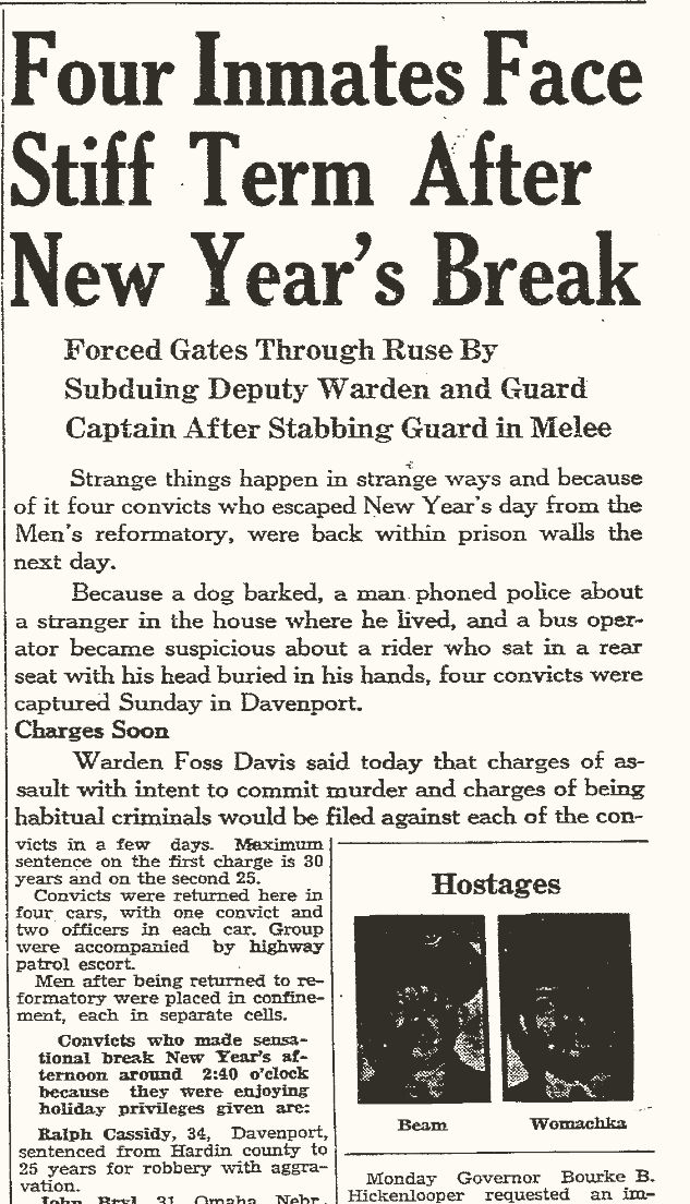 Historical Record of New Year's Escape