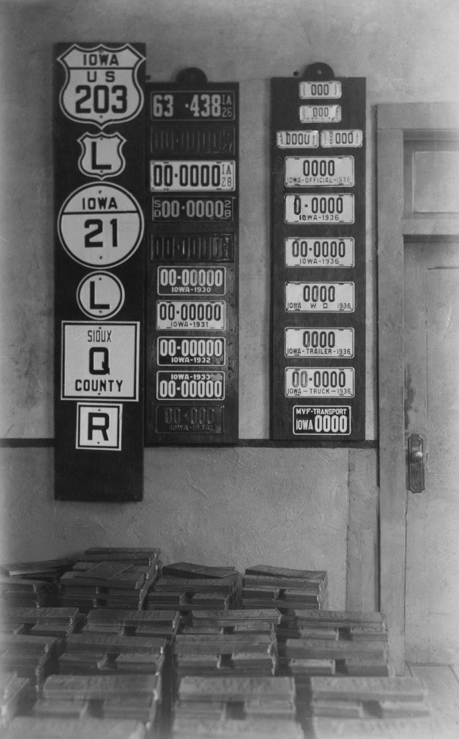 Highway Signs and License Plates