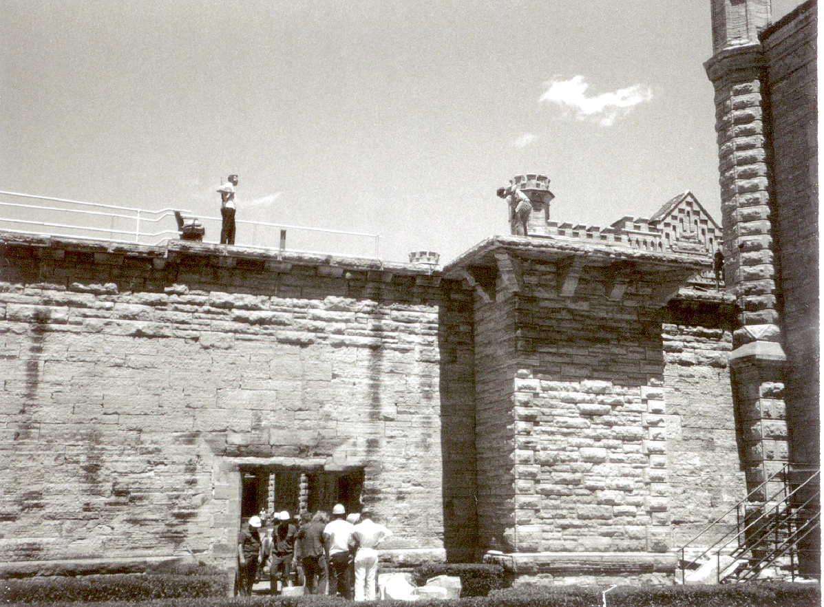 Dismantling of Old Guard Tower